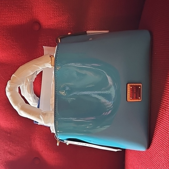 NWT Dooney & Bourke Patent Mini Barlow-Sky 🩵 - Picture 3 of 10